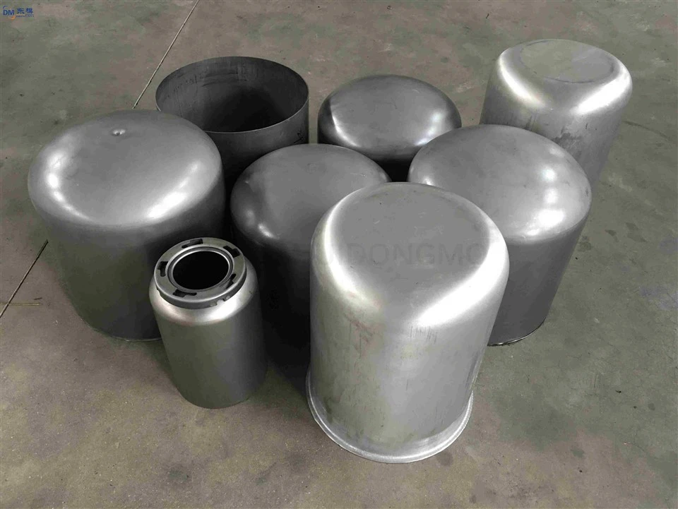 Cetakan Gambar Dalam Tangki Air Tutup Ujung Stainless Steel dan Aluminium